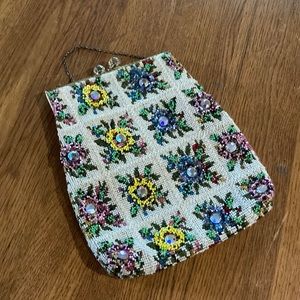 Vintage 50’s Delill tapestry evening bag